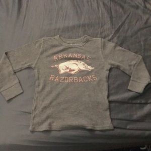 Toddler Boy Arkansas Razorbacks long sleeve top